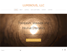 Tablet Screenshot of luminous-llc.com